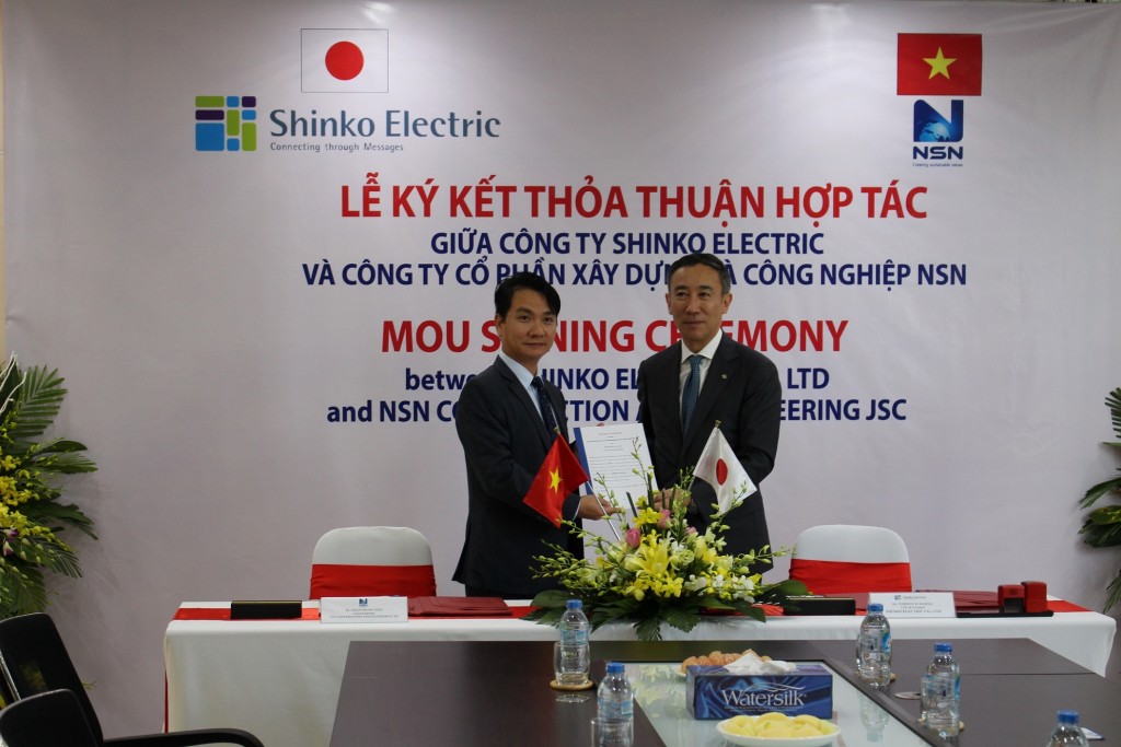 Ký kết thỏa thuận hợp tác với Công ty Shinko Electric